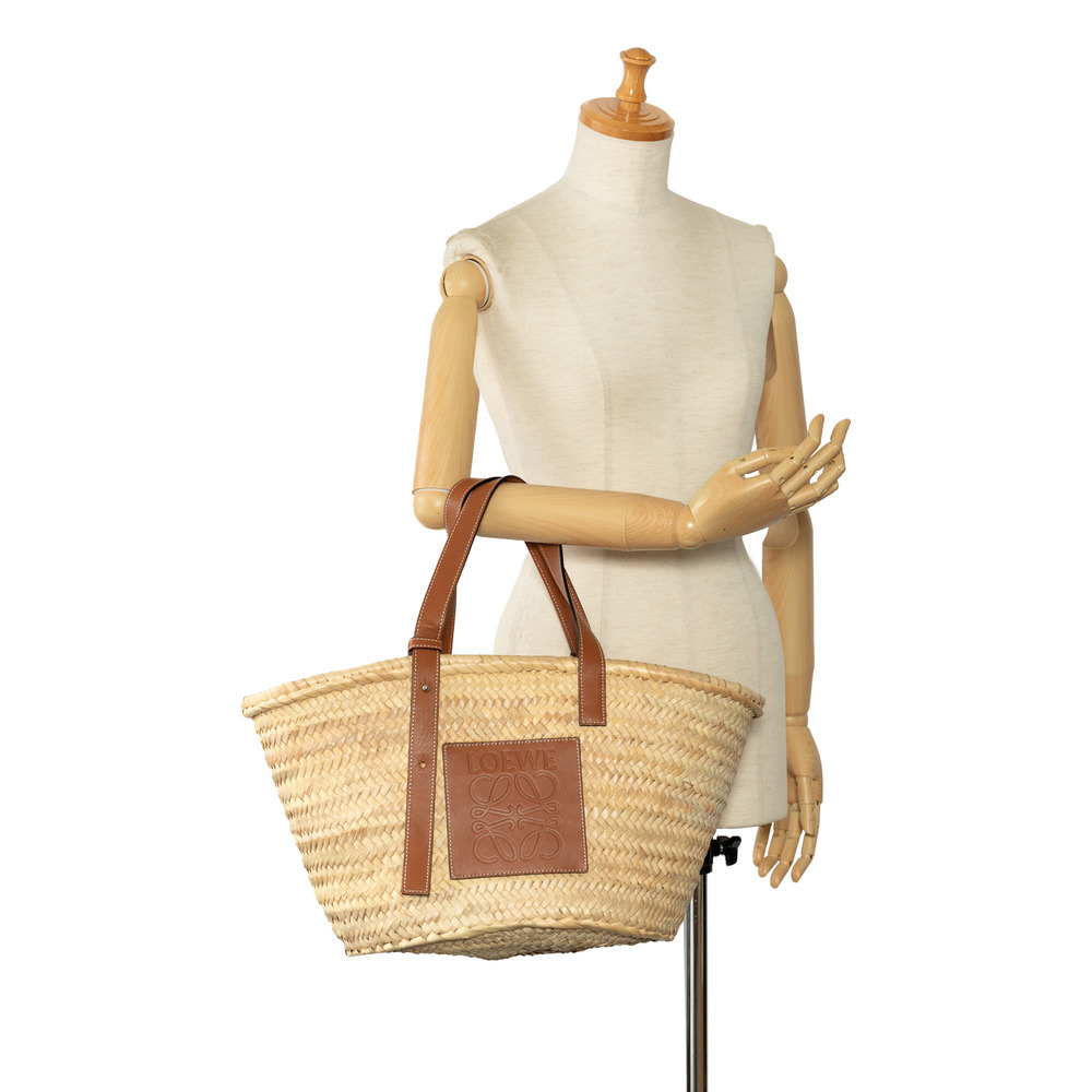 LOEWE Large Raffia Basket Tote Bag - Picture 11 of 12